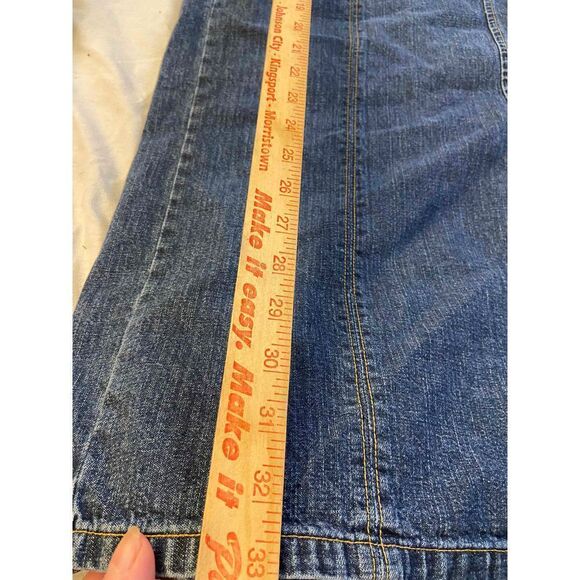 Kim Rogers maxi skirt denim Jean 8p petite - Picture 6 of 7